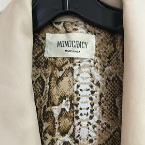 monocracy long vest